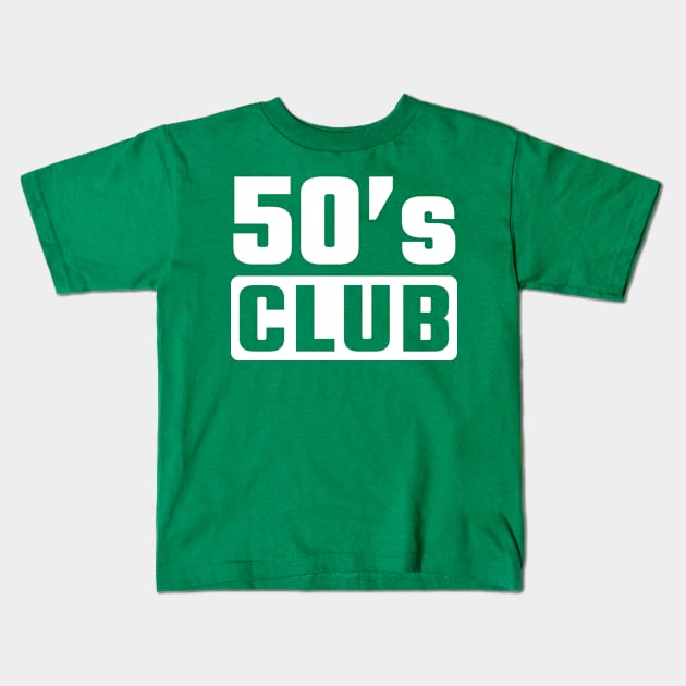 50th birthday Kids T-Shirt by Circle Project